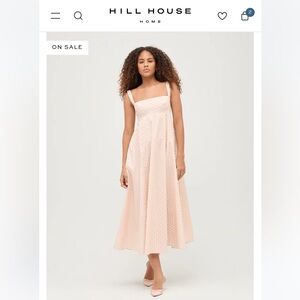 Hill House Pink Midi Dress